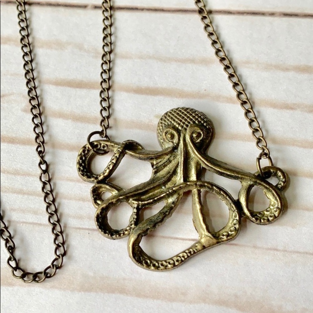 SteamPunk Octopus Necklace